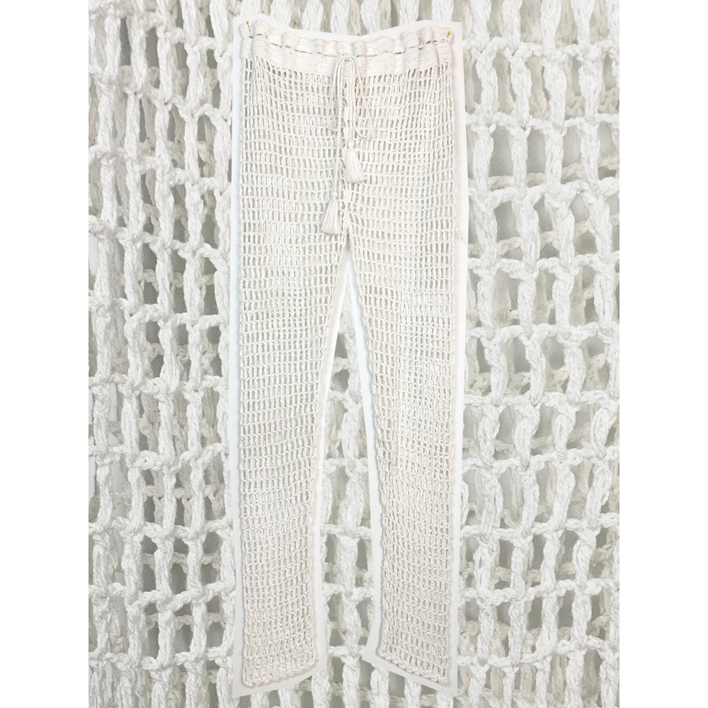 Cute Majorelle cotton crochet pants, size XXS